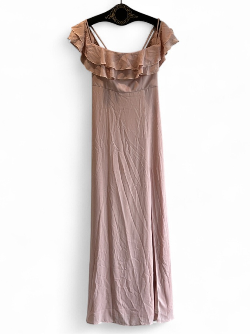 NWT Show Me Your Mumu Size Large Emma Ruffle Maxi Dress NEW WITH TAGS ⚠️ FLAWED